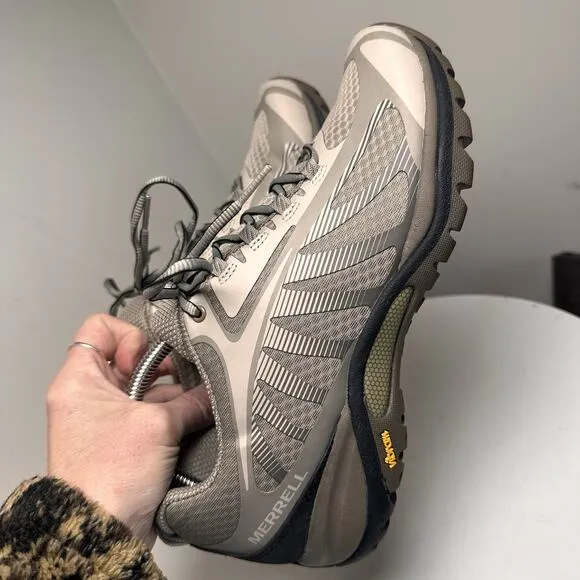 Merrell Siren Edge 3 Hiking Trail Shoes Womens 9.5 Aluminum Boulder J034440 NWOB
