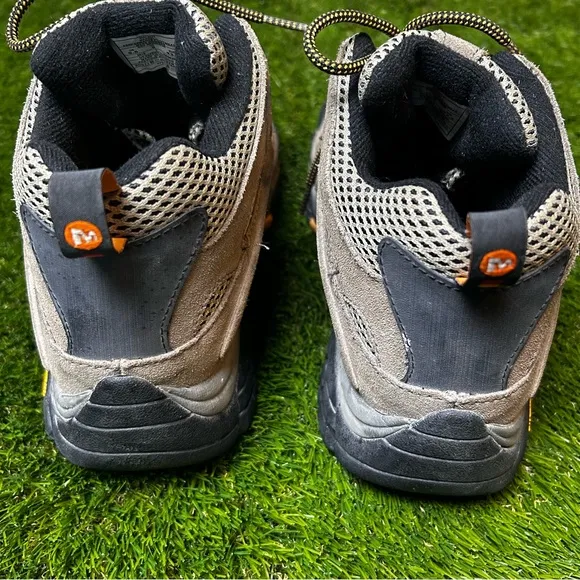 Merrell Tan and Black Athletic Shoes with Rugged Tread