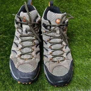 Merrell Tan and Black Athletic Shoes with Rugged Tread