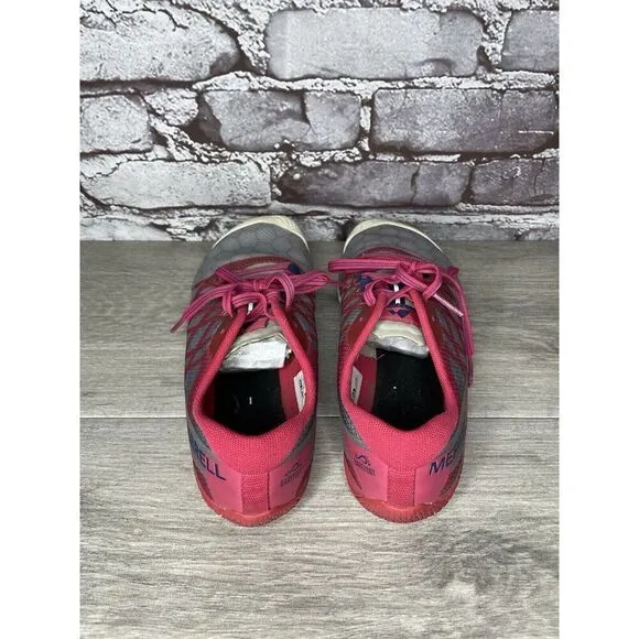 Merrell Vapor Glove 3 Azalea Pink Barefoot Minimalist Running Shoes Women 39EU