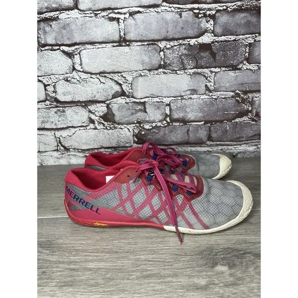 Merrell Vapor Glove 3 Azalea Pink Barefoot Minimalist Running Shoes Women 39EU
