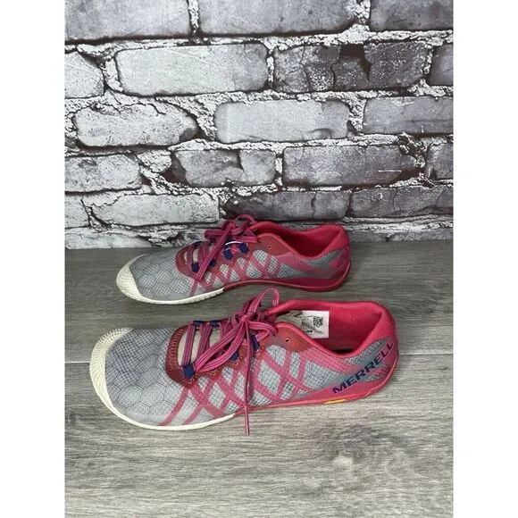 Merrell Vapor Glove 3 Azalea Pink Barefoot Minimalist Running Shoes Women 39EU
