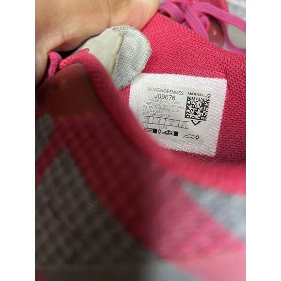 Merrell Vapor Glove 3 Azalea Pink Barefoot Minimalist Running Shoes Women 39EU