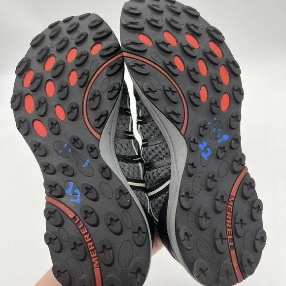 Merrell Wild Dove Red Gray &amp; Yellow Men’s Hiking Shoes size 7