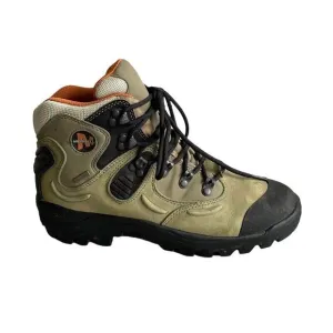 MERRELL Women’s Green Black Lace Up Hiking Ankle Boot Green Black 9