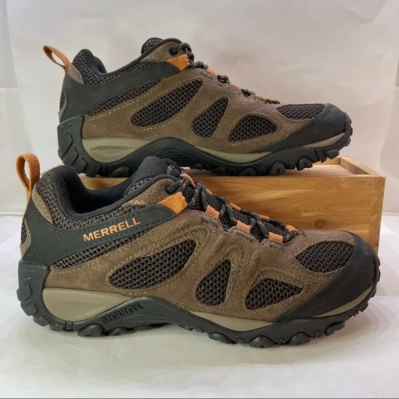 Merrell Yokota 2 Bracken Brown Leather Hiking Shoes J31275 Men’s Size 8