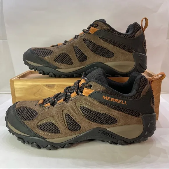 Merrell Yokota 2 Bracken Brown Leather Hiking Shoes J31275 Men’s Size 8