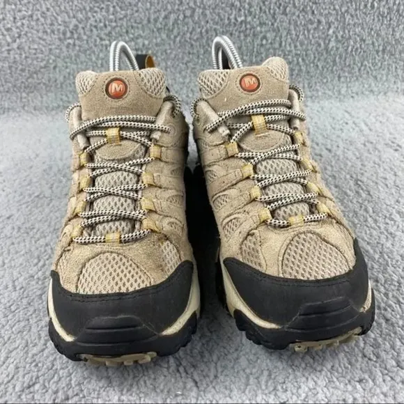 MERRELL MOAB VENTILATOR Shoes Taupe Athletic Hiking Lace Up‎ Womens Size 8.5