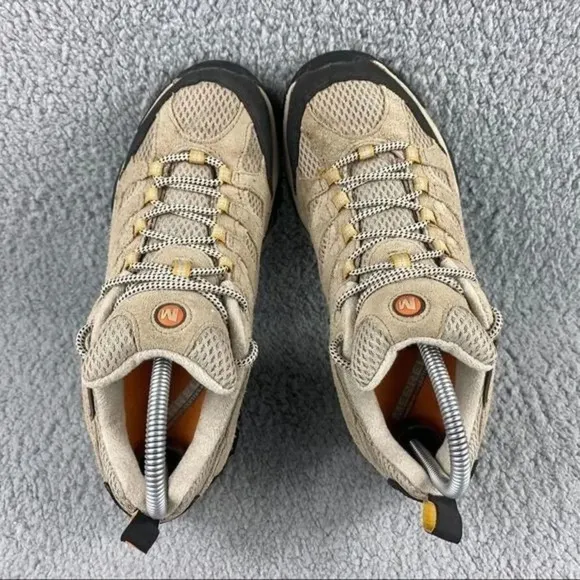 MERRELL MOAB VENTILATOR Shoes Taupe Athletic Hiking Lace Up‎ Womens Size 8.5