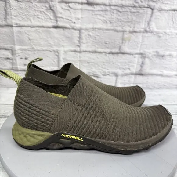 Merrill Range Laceless Ac  Men’s Hiking Shoes MERRELL OLIVE GREEN mens SZ 9.5