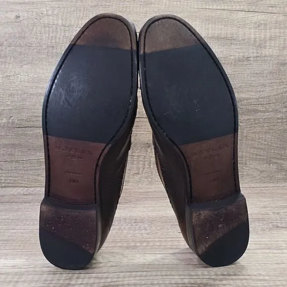 Mezlan Lawson 1968 Men’s Size 11M Brown Leather Tassel Slip On Shoes (2202)