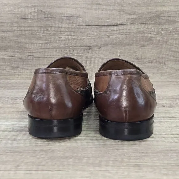 Mezlan Lawson 1968 Men’s Size 11M Brown Leather Tassel Slip On Shoes (2202)