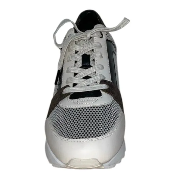 Michael Kors Women's Billie Trainer Sneakers White Black Size 10