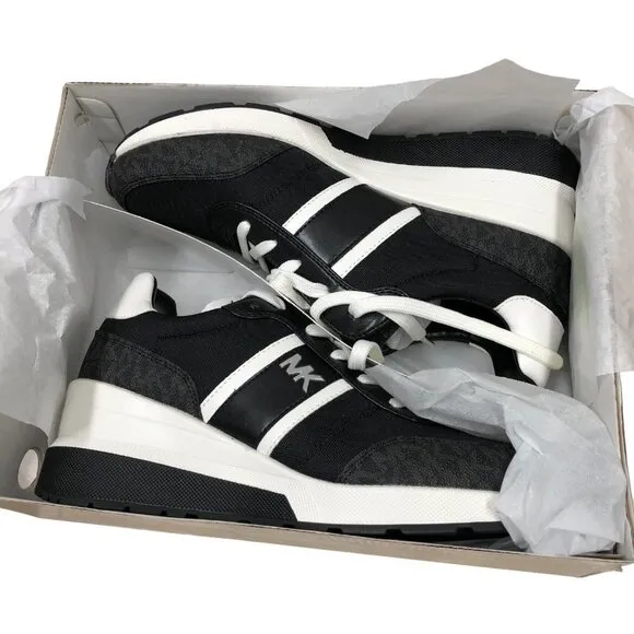 MICHAEL KORS WOMEN'S MABEL TRAINER LACE-UP SNEAKERS SIZE 8 MBRAND NEW IN BOX