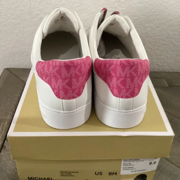 MICHAEL Michael Kors Women's Keaton Zip Slip-On Sneakers, size 8
