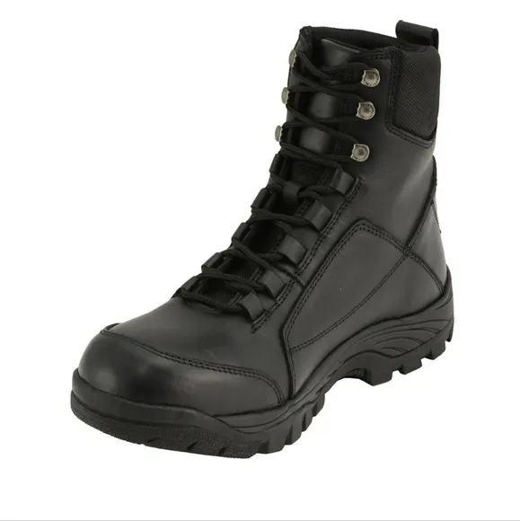 Milwaukee Leather Lace-Up Tactical Boot Round Toe  Black sz 9Men 10-10.5women