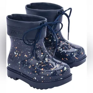 Mini Melissa kids water resistant  rain comfy boot size 2 new