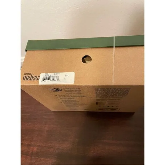 Mini Melissa kids water resistant  rain comfy boot size 2 new
