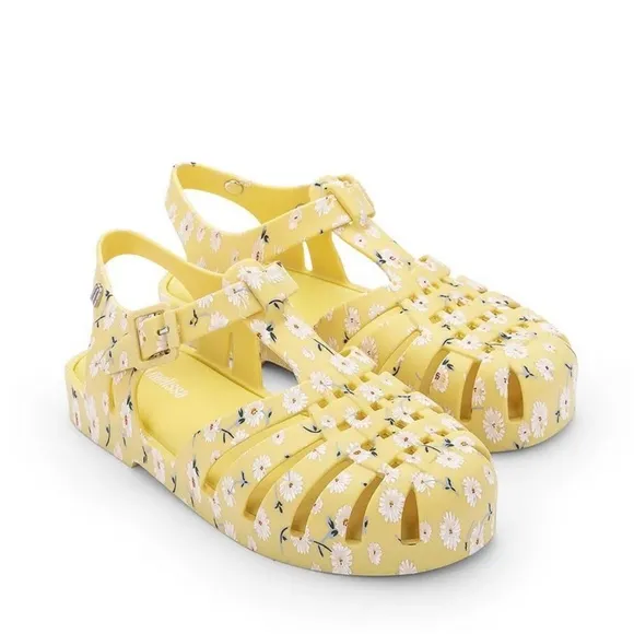 Mini Melissa Possession Print daisies in yellow size 2 girls- BNIB!