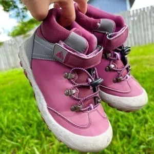 Mishansha girls hiking shoes elastic band adjustable buckle