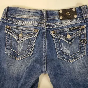 Miss me boot cut bling jeans size 28