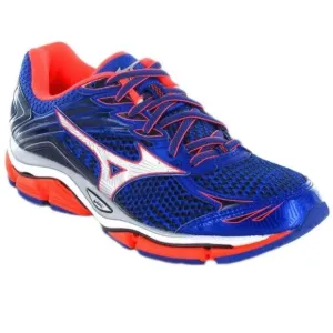 Mizuno Women's Wave Enigma 6 Running Sneakers Blue/Fiery Coral-Silver Size 9
