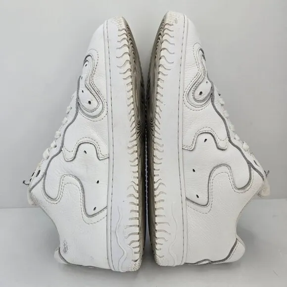 MSCHF | Super Normal 2 white leather sporty low-top sneakers | MENS 12