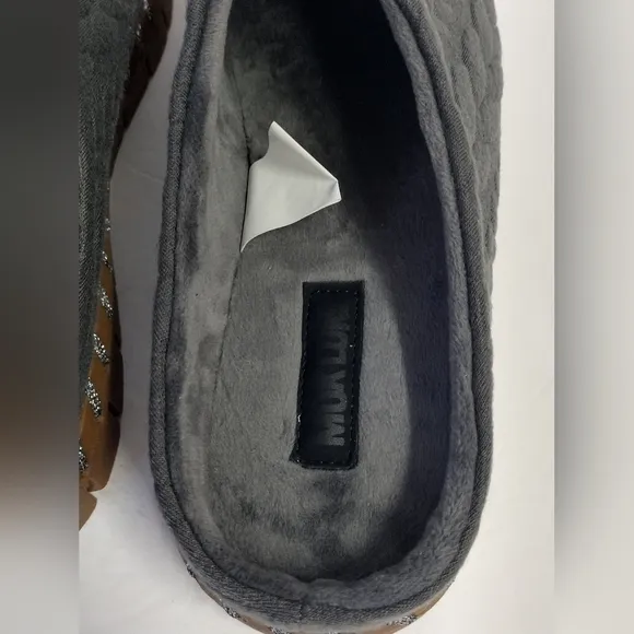 MUK LUKS NWT Women's Flexi Long Island Memory Foam Charcoal gray women size 🔥