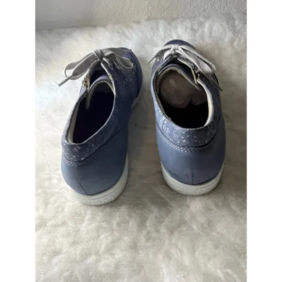 Munro Denim Gabbie Metallic Leather Sneaker Women Shoes 9.5M