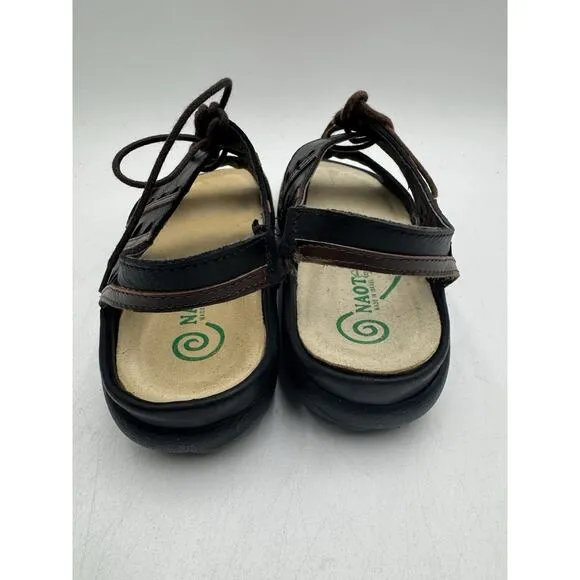 Naot MANGERE Women's NWD Sandal Pecan Brown EU Size 40 Regular (11162)