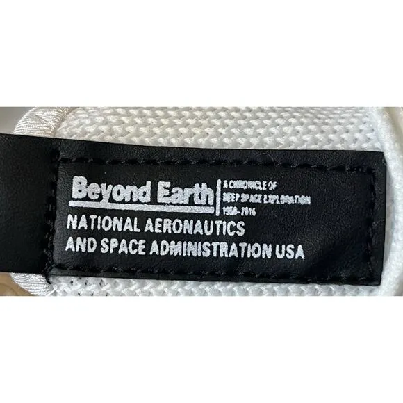 NASA Men’s Sport Shoes CSK2023 US 11 White/Black Running Shoes Athletic Y2k