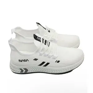 NASA Men’s Sport Shoes CSK2023 US 11 White/Black Running Shoes Athletic Y2k