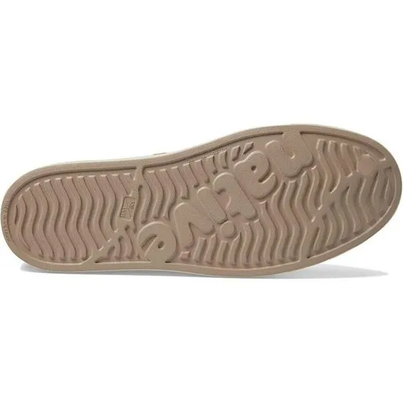 Native Shoes Jefferson Sneakers Unisex US 6 Brown Perforated Casual Shoes ZPO186
