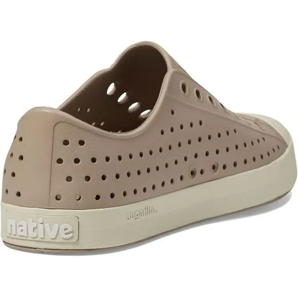 Native Shoes Jefferson Sneakers Unisex US 6 Brown Perforated Casual Shoes ZPO186