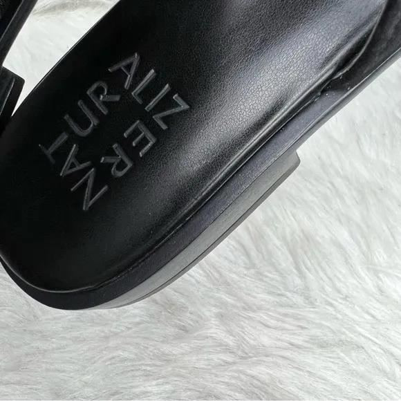 Naturalizer Farica Slide Sandals Embellished Black Size 7.5M