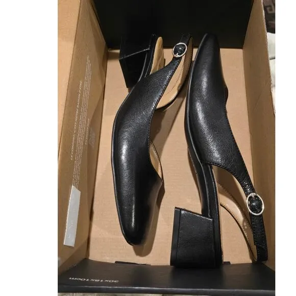 Naturalizer Jayla Slingback Flat in Black NEW Size 6.5 US 6 1/2