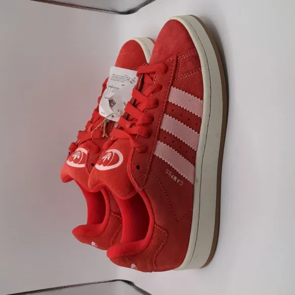 New Adidas Campus 00s Shoes Red Unisex Lifestyle Casual Sneakers Sz 6.5