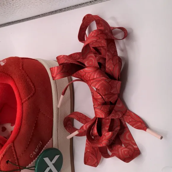 New Adidas Campus 00s Shoes Red Unisex Lifestyle Casual Sneakers Sz 6.5