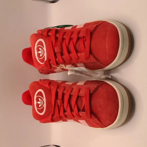 New Adidas Campus 00s Shoes Red Unisex Lifestyle Casual Sneakers Sz 6.5