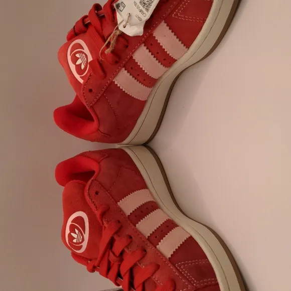 New Adidas Campus 00s Shoes Red Unisex Lifestyle Casual Sneakers Sz 6.5