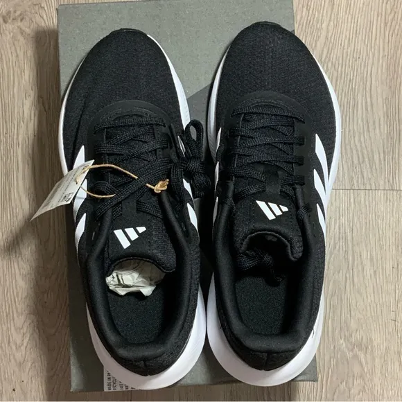 New Adidas Runfalcon 3.0 Running Sneakers Sizes 7, 7.5 Women HP7556 Black/White