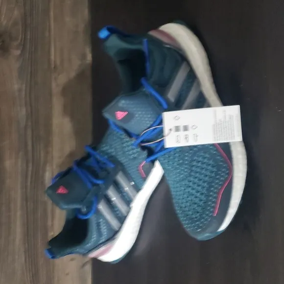 New Adidas Ultraboost 1.0 Teal Blue Running Sneakers