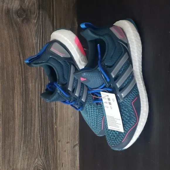 New Adidas Ultraboost 1.0 Teal Blue Running Sneakers