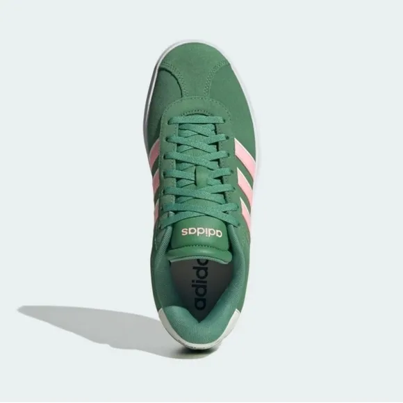 New Adidas Woman Green &amp; Pink Platform Sneakers - Size 9 US