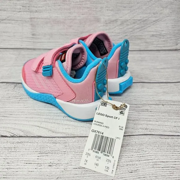 NEW! ADIDAS X LEGO® SPORT RUNNING KIDS SHOES Girls Size 7