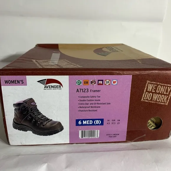 NEW Avenger Work boots framer CT Size: 6M