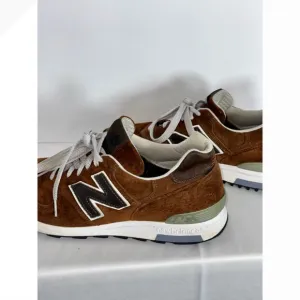 New Balance 1400 Suede Sneakers Made in USA Brown Casual Shoes US 8