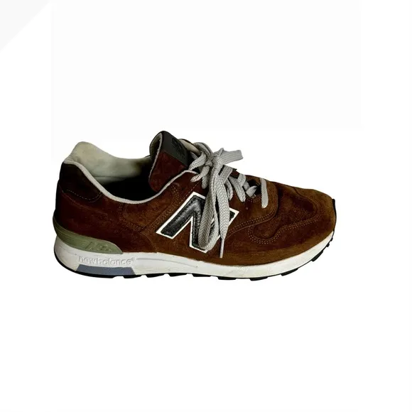 New Balance 1400 Suede Sneakers Made in USA Brown Casual Shoes US 8