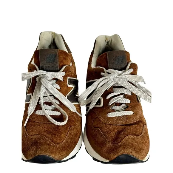 New Balance 1400 Suede Sneakers Made in USA Brown Casual Shoes US 8