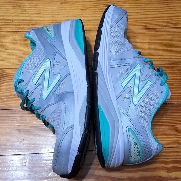New Balance 1540 V2 Women's Grey Teal Running Sneakers,Size 8